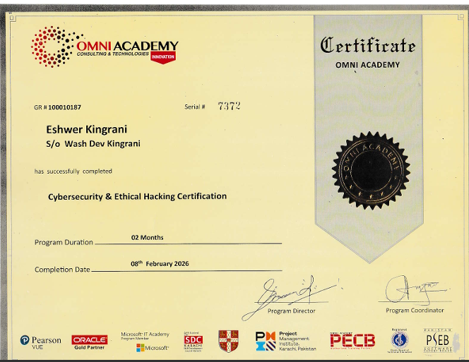 Ethical Hacking Certificate